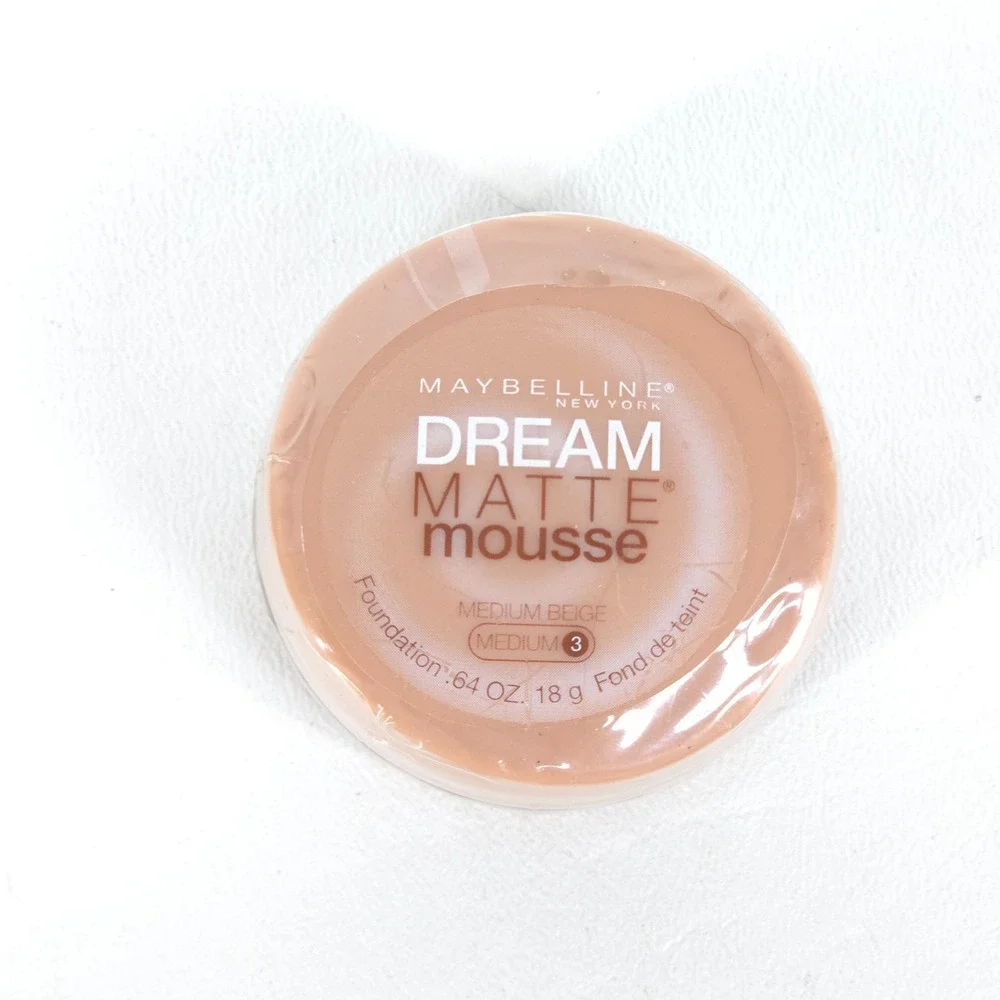 Maybelline Dream Matte Mousse Foundation Beige Medium 3 18g Sealed Deadstock NEW